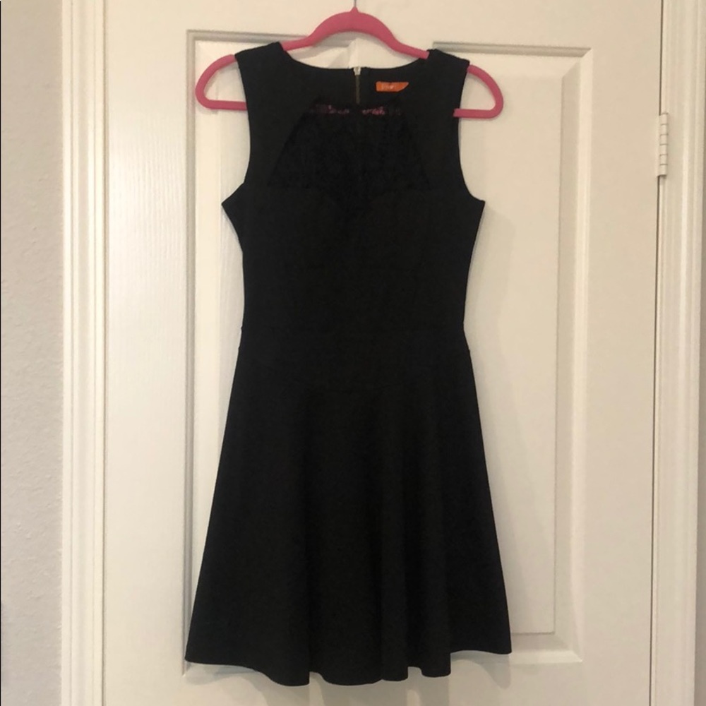 Lace neck dress